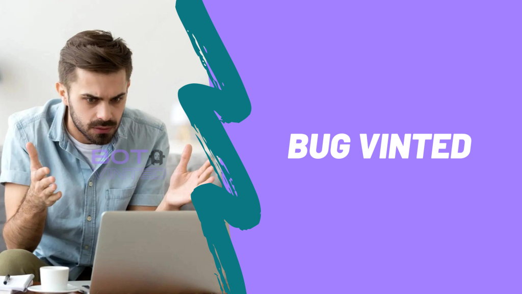 Homme confronter à un bug sur vinted